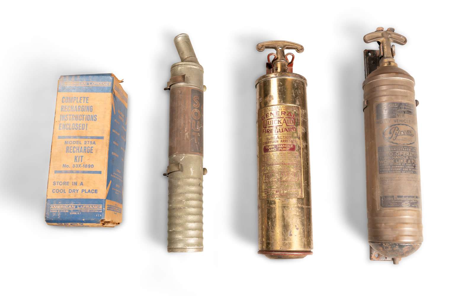 Assorted Vintage Fire Extinguishers Gooding & Company